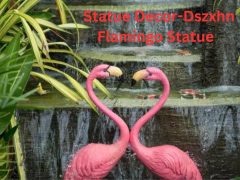 Dszxhn Flamingo Statue